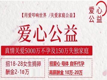 进贤捐卵助孕生子 爱心志愿者招募